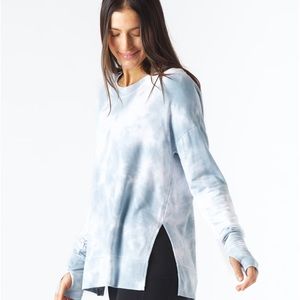 Glyder Womens Tie Dye Tunic Sweatshirt